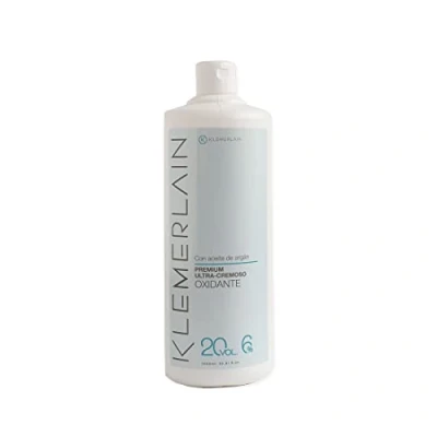 Imagen de K KLEMERLAIN Oxigenada en crema para el cabello, Oxidante capilar ultra cremoso, Coloración permanente del Vegano, Tinte pelo 1000 ml (20 vol, 6%)