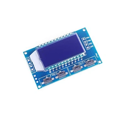 Imagen de ANGEEK Signal Generator PWM Pulse Frequency Duty Cycle Adjustable Module LCD Display 1Hz 150Khz 3.3V 30V Board