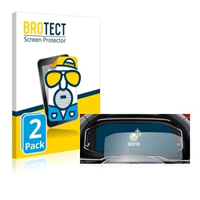 Imagen de BROTECT Protector Pantalla Anti Reflejos para Volkswagen Tiguan 2021 Digital Cockpit Pro (2 Unidades) Película Mate Huellas