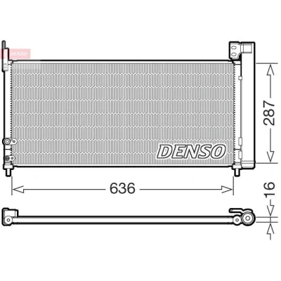 Imagen de Condensador, aire acondicionado DENSO DCN50122