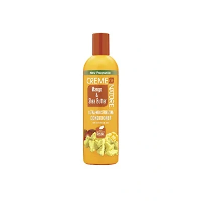 Imagen de Creme of Nature, CNI, Acondicionador ultrahidratante con mango y manteca de karité, para cabellos deshidratados, nutrición suavidad intensas, 354ml