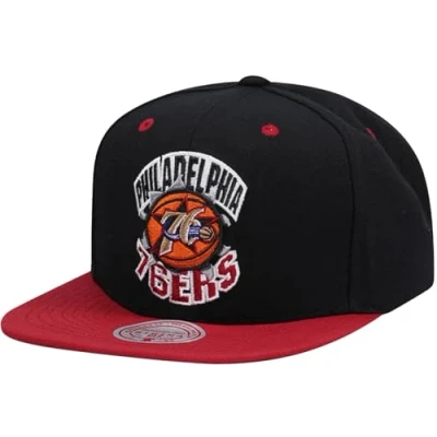 Imagen de Mitchell &amp; Ness Breakthrough Snapback (NBA/HWC) Philadelphia 76ers, Rojo Negro