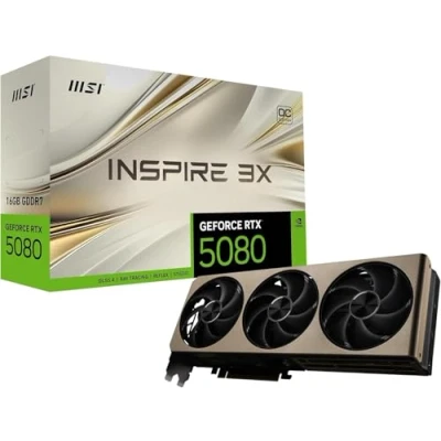 Imagen de MSI GeForce RTX 5080 16G INSPIRE 3X OC