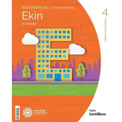 Imagen de Koadernoa Euskara Ekin 4 Leh 3 Hiruhilekoa Mundual Eraikitzen