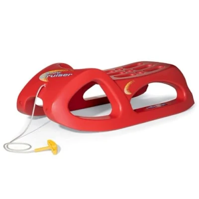 Imagen de RollyToys rollySnow Cruiser (rojo, patines con raíles de acero, cuerda tracción, a partir 3 años) 200122