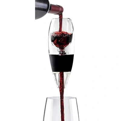 Imagen de Vinturi Aireador, instantáneo, de Vino Tinto, Silicona, Negro, Wine Aerator