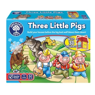 Imagen de Orchard Toys Three Little Pigs Game, Fun Board Game for Children Age 3 6, Family Toy