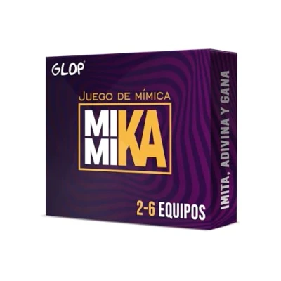 Imagen de Glop Mimika, Juegos de Mesa para Adultos, Niños a Partir 8 Años, Juego Gestos y Mimica, Ideal Familias, Amigos, Noches Juego, Cumpleaños Reuniones Navideñas, Fácil Aprender.