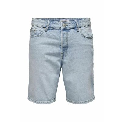 Imagen de Only &amp; Sons Shorts vaqueros, Hombre, Talla: Medium, Light blue denim