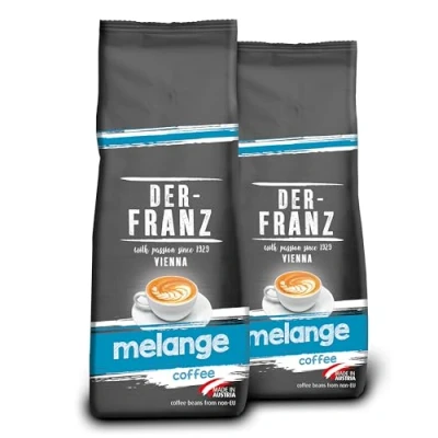 Imagen de Der Franz Café Melange con certificación UTZ, molido, 2 x 500 g
