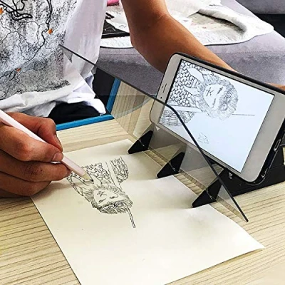 Imagen de Proyector de Dibujo con, óptico, Herramientas Escritorio Mesa Pintura Acrílica para Adultos o Tablero Boceto DIY