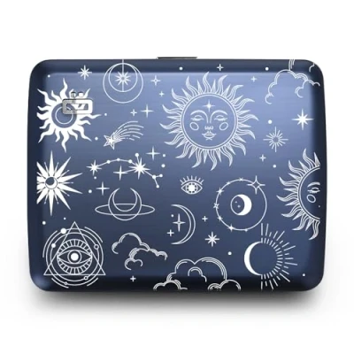 Imagen de ÖGON DESIGNS Cartera de Aluminio Smart Case V2 Large Compartimento Oculto para Monedas y Billetes Protección RFID Capacidad 10 Tarjetas