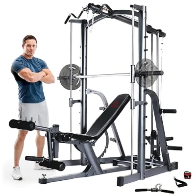 Imagen de Marcy MWB1282 Platinum Smith Machine con Poleas Alta y Baja