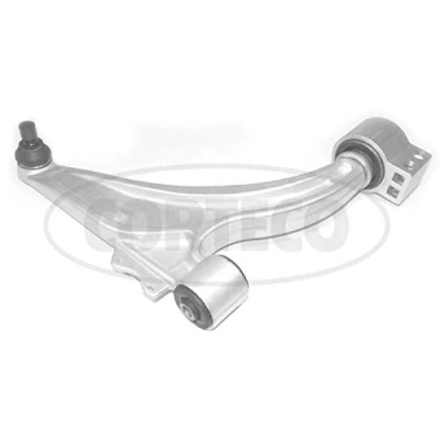 Imagen de CORTECO 49398630 Barra oscilante, suspensión de ruedas Eje delantero, derecha, debajo Brazo oscilante transversal Aluminio OPEL: Astra H Hatchback