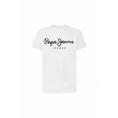 Imagen de Pepe Jeans Original Stretch Camiseta estampada, Hombre, Talla: XS, White