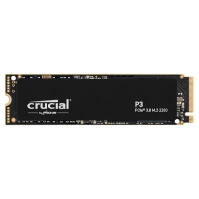 Imagen de Crucial P3 500GB M.2 PCIe Gen3 NVMe SSD interno, Hasta 3500MB/s CT500P3SSD8
