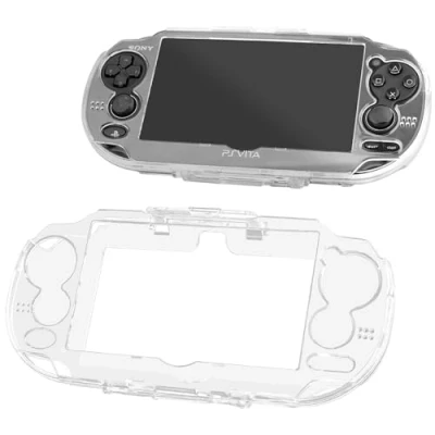 Imagen de OSTENT Funda Protectora de Cristal Transparente para Sony PS Vita PSV 1000 PCH