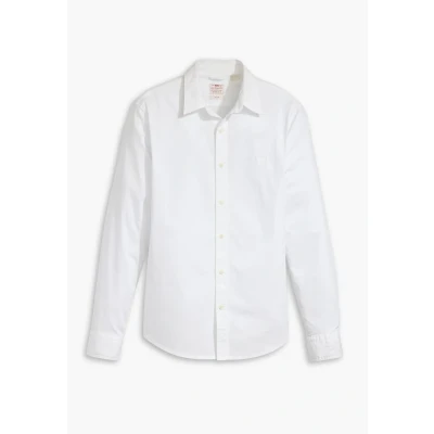 Imagen de Levi&#039;s Long Sleeve Battery Housemark Slim Camisa, Bright White, M Hombre