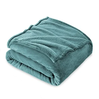 Imagen de FARFALLAROSSA Mantas para Sofa Grande, Manta Cama 90,Manta Polar Franela Extra Suave,Verde Agua 160 x 210 cm,para Toda Estación