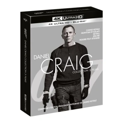 Imagen de James Bond 007 La collection Daniel Craig : Casino Royale + Quantum of Solace Skyfall Spectre Mourir peut attendre [Francia] [Blu ray]