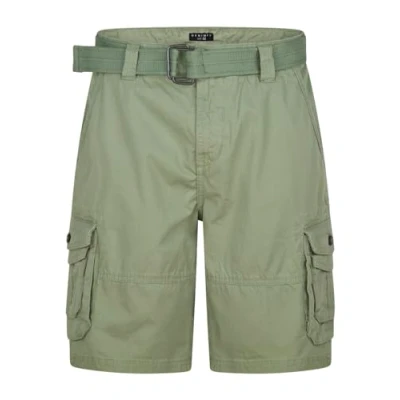Imagen de DENIMFY pantalones cortos cargo para hombre con cinturón, corte regular, bolsillos, bermudas, verano, 100% algodón, beige, verde, azul, gris, 30, 31, 32, 33, 34, 36, 38,