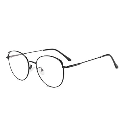 Imagen de Dollger Gafas de Filtro Luz Azul Anti Computadora Ojo Gato Marco Metal Pc Gaming Bloqueo Rayos UV Mujer Negro