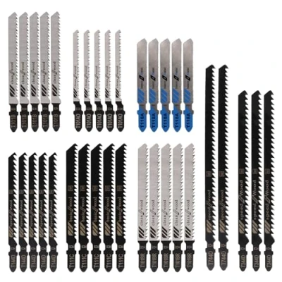 Imagen de TNOMSNO Hojas Sierra de Calar, 35 Pieza T Serra Calar Basic, Juego Profesionales para Plástico, Esquejes Madera y Metal