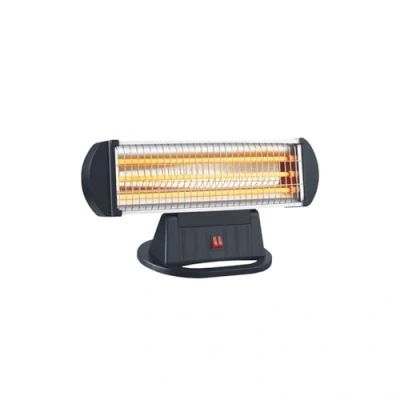 Imagen de Estufa de cuarzo modelo 3 barras, diseñada con sistema anti vuelco. Ideal para calentar espacios pequeños. Potencia ajustable: 400 800 1200W un confort óptimo.