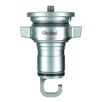 Imagen de Rollei Adaptador de nivelación para Lion Rock Pro Estable en 360, Flexible inclinable, soporta hasta 20 kg