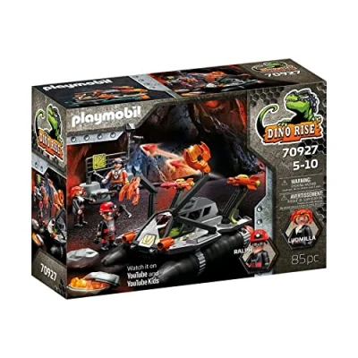 Imagen de PLAYMOBIL Dino Rise 70927 Comet Corp, Taladro de Demolición, con accionamiento Oruga, Juguetes para niños a Partir 5 años