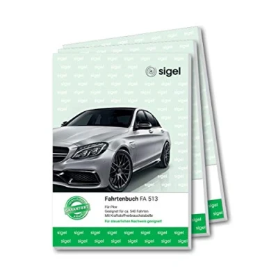 Imagen de Sigel FA513 libros de registro para los coches, A5, 32 hojas, 3 Pack que