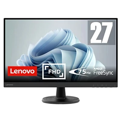Imagen de Lenovo D27 45 Monitor 27&quot; FullHD (VA, 75Hz, 4ms, HDMI, VGA, Cable FreeSync) Ajuste de inclinación Negro