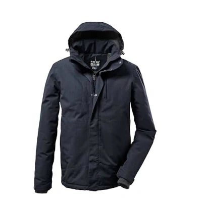 Imagen de killtec Hombre Chaqueta funcional con capucha cremallera KOW 161 MN JCKT, dunkelnavy, L, 37589 000
