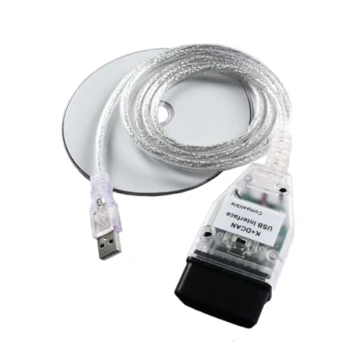 Imagen de Dezanyc K+CAN K+DCAN Ediabas Dispositivo de diagnóstico coche con interfaz OBD USB interruptor para programación FT232RL NCS Expert Coding Tool32
