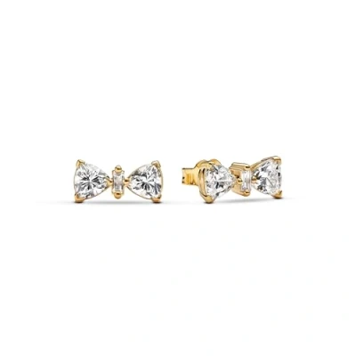 Imagen de Pandora Mujeres Pendientes Baño de oro 14 quilates 263507C01