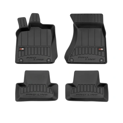 Imagen de FROGUM 3D407336 Juego de alfombrillas suelo Caucho delante y detrás 4 negro Adaptado AUDI: Q5