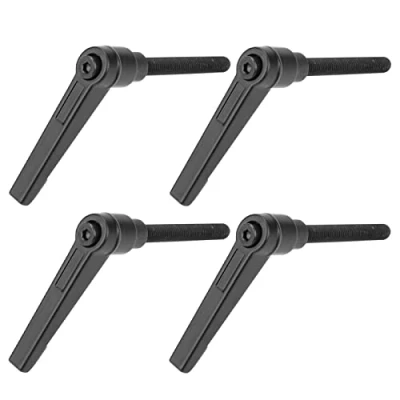 Imagen de Manija de Palanca sujeción 4 piezas, perillas máquina metal ajustable M6 rosca macho(50MM)