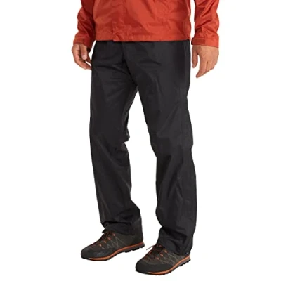 Imagen de Marmot Precip Eco Full Zip Pant Waterproof Trousers Hombre, Black 30L, M