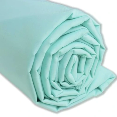 Imagen de IPEA Tela de Popelín Algodón Verde Aguamarina 200 cm x 150 Fabricado en Italia Tejido al Metro para Costura, Ropa, Forros, Accesorios, Patchwork Lisa Coser Lienzo