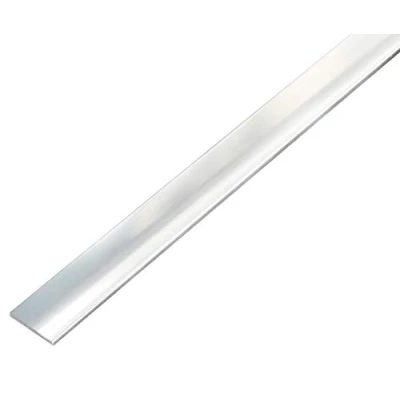 Imagen de Alberts 488307 Perfil lleno plano, Autoadhesivo, Aluminio, diseño cromado, 1000 x 15 2 mm
