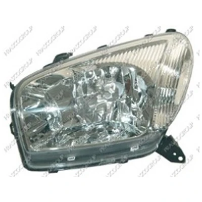 Imagen de PRASCO TY2834804 Faros izquierda H4 transparente para circulación por la derecha sin servomotor reg. alcance luces TOYOTA: RAV4 II SUV