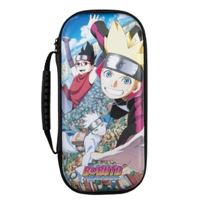 Imagen de Konix Boruto Naruto Next Generations Funda de protección y Transporte Fly para Nintendo Switch, Switch Lite OLED Diseño Equipo 7 Konoha