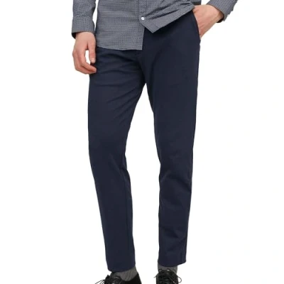Imagen de Jack &amp; Jones Jpstmarco Jjcooper Pantalones chinos, Hombre, Talla: 32x34, Navy blazer/solid