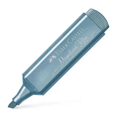 Imagen de Faber Castell 154647 Marcador Textliner 46 Metálico Azul