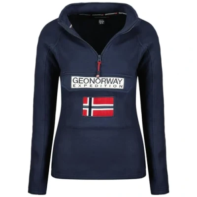 Imagen de Geographical Norway Tymclass Lady Hz Chaqueta Forro Polar Mujer Cremallera Otoño Invierno Primavera Ciente Suéter Mujeres De Manga Larga Piel Suave Aire Libre (MARINO L)