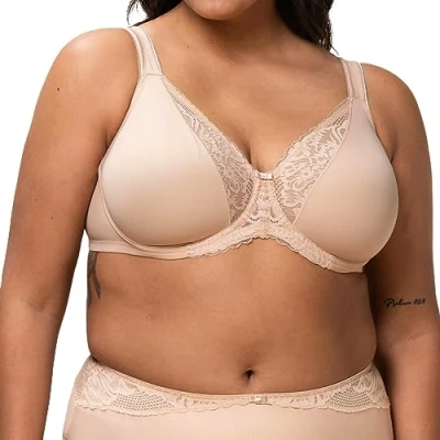 Imagen de Triumph Mujer Modern Lace+Cotton W, Bra, Neutral Beige, 115D