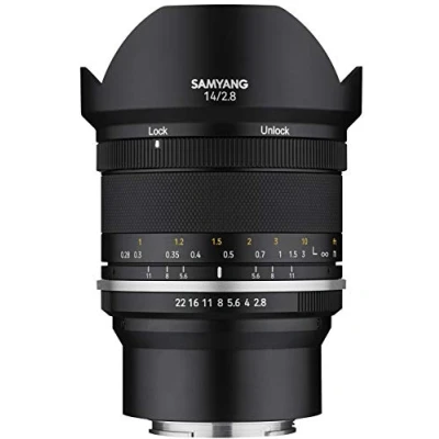 Imagen de Samyang 22989 Objetivo para cámara, 14 mm F2.8 MK2 Fuji X, Negro