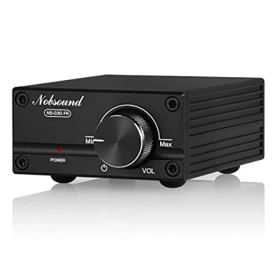 Imagen de Nobsound Amplificador de potencia digital 100 W Full Frequency Mono Channel Audio Mini Amp with Power Supply (Black)