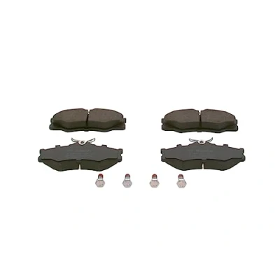 Imagen de BOSCH 0 986 469 790 Juego de pastillas freno Low Metallic con instrucciones montaje, Chapa antichirridos, tornillos