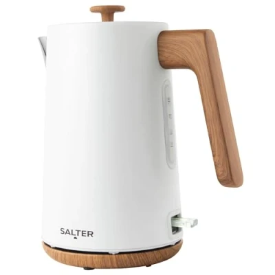 Imagen de Salter Toronto Hervidor de 1.7L ebullición rápida 3KW, base 360, filtro antical, inalámbrico, sensor contra seca y apagado automático, indicador nivel agua, controlador Otter